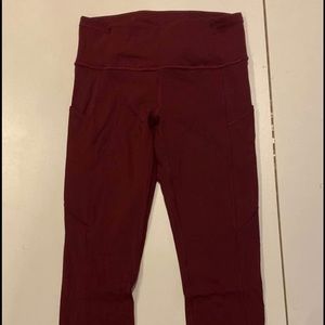 Lululemon Fast and Free 7/8 Leggings